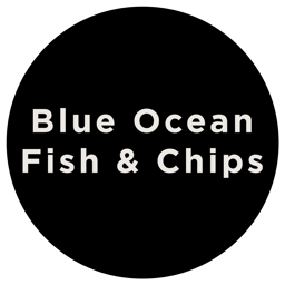 Blue Ocean Fish & Chips logo.